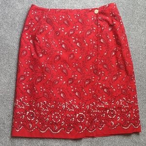 Vintage Paisley Skirt